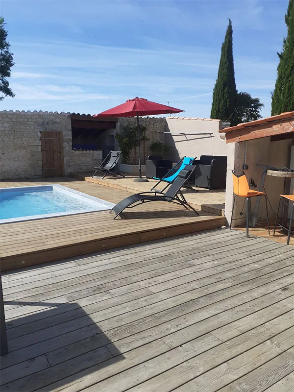 Location de house with pool à Arces-sur-Gironde — photo 3