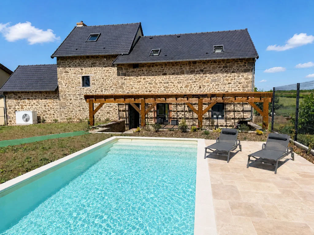 Location de casa con piscina à Mainsat — photo 2